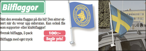 flagga stämpelf