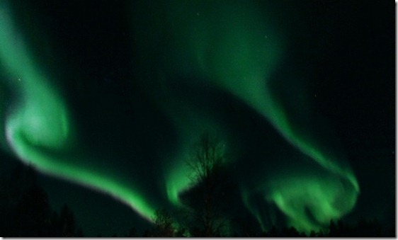 norrsken kiruna  2 mars 2011