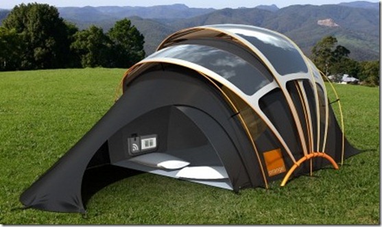 OrangeSolarConceptTent