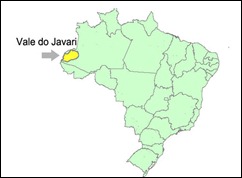 mapa vale do javari
