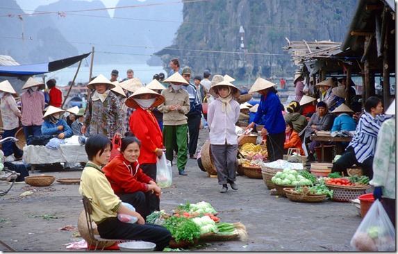 Halong Bay - Halong City - market