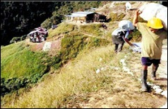 zona del túnel hallado cordillera del cóndor