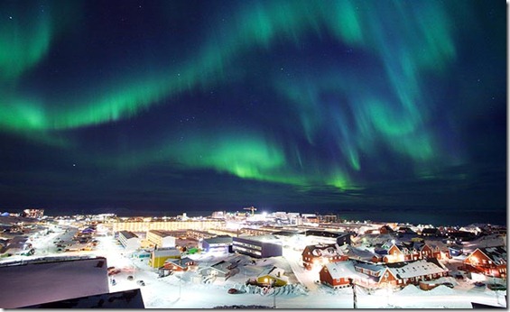 Aurora Boreal nuuk greenland
