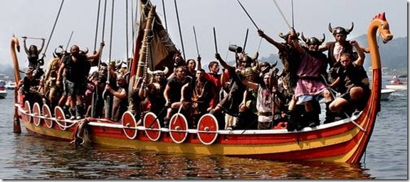 catoira romería vikinga