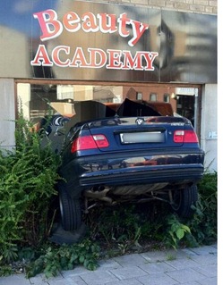coche en la peluquería