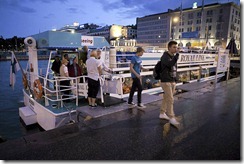 evacuados del autobús del agua King