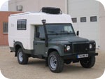 A Land Rover Defender 110