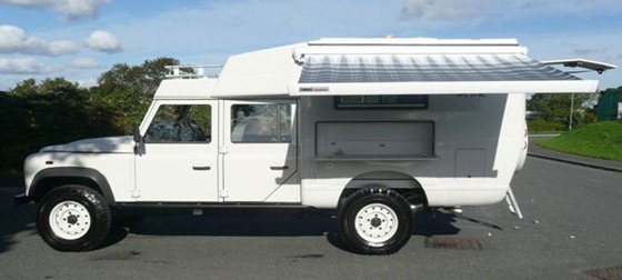 A Land Rover Defender 130--