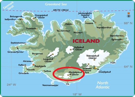 glacier map