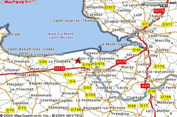 Le Vivier-sur-Mer map3