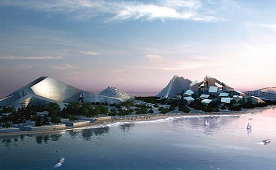 Azerbaijan  Zira Island Caspian Sea