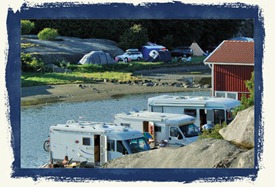 camping vid havet