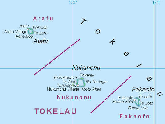 Tokelau_Islands_Map