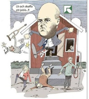 Reinfeldt sparkar ut svårt sjuka