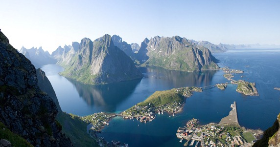 reinefjord från reinebringen