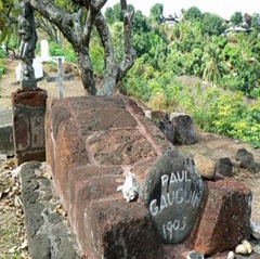 la tombe de Paul Gaugin