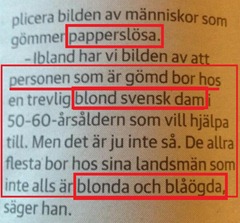 blonda och blåögda