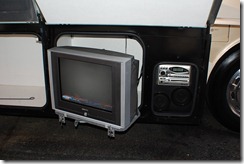 am - fm-cd stereo outside and 19 color tv
