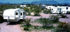 BLM undesignated campsites near Why, AZ