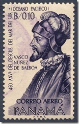 Sello - Vasco Nuuñez de Balboa