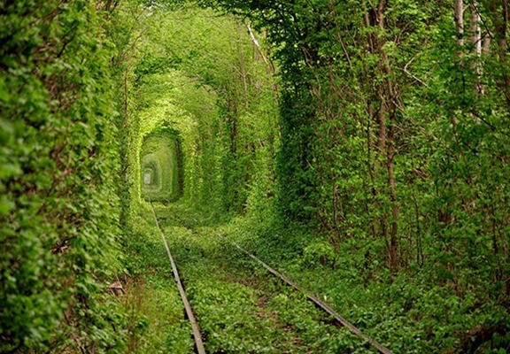 El túnel del Amor en Kleven