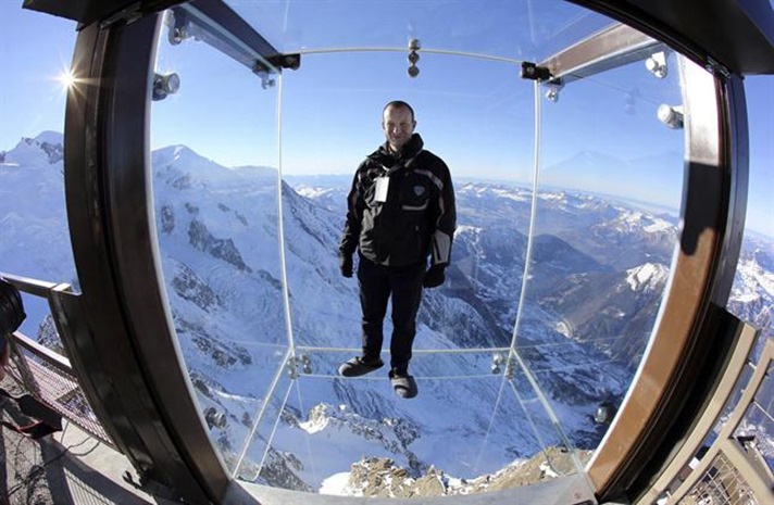 Mathieu Dechavanne, jefe de la Compagnie du Mont Blanc