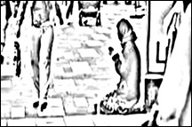 Tiggerska (mujer mendiga) Estocolmo-