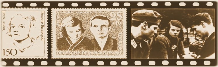Hans Scholl, - Sophie Scholl, - Christoph Probst--))-)