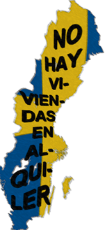 sweden flag map