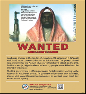 Boko Haram_Shekau WANTED