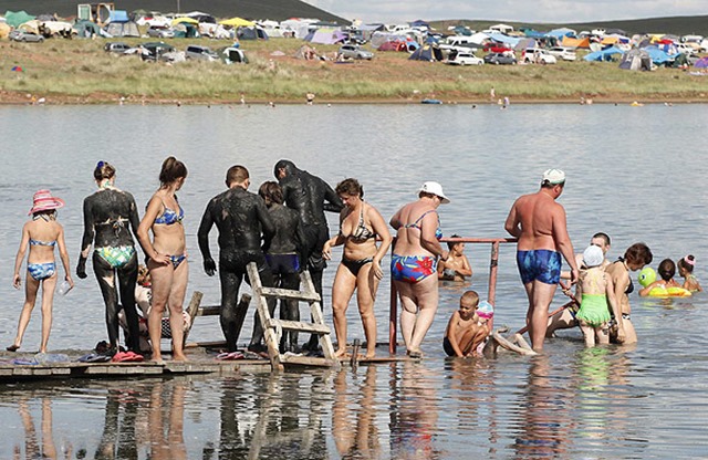 Tus lake in Russia's Khakassia region
