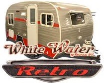 WHITE WATER Retro travel trailer
