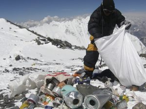 Basura en el Everest