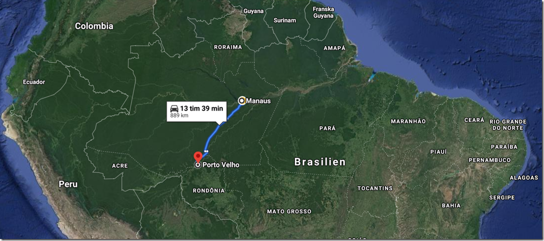 porto velho manaus