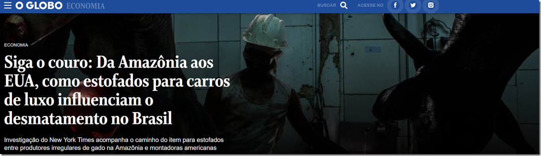 SIGA O COURO O GLOBO
