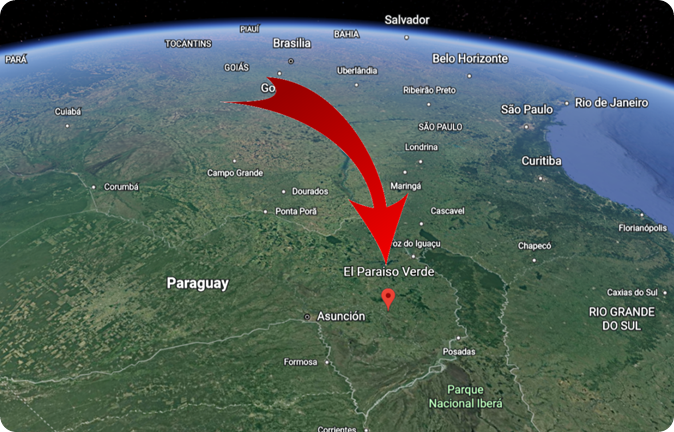 paraiso v mapa