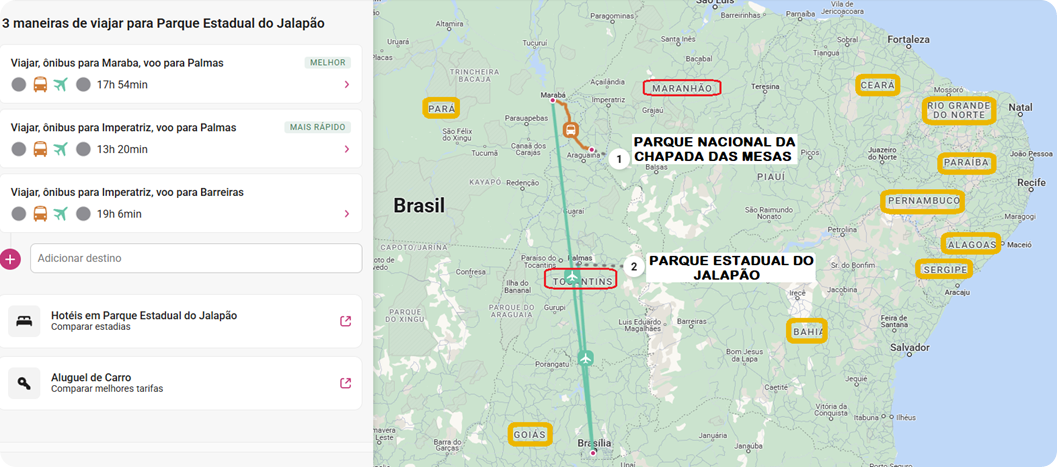 MAPA PARQUES