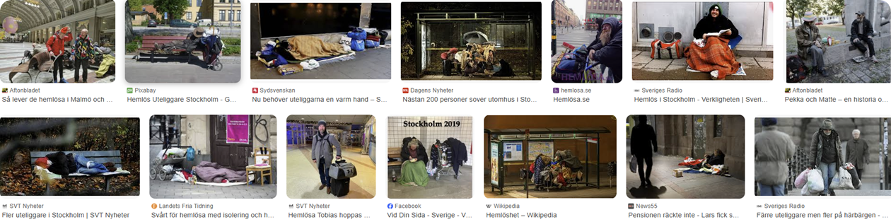 uteligga stockholm